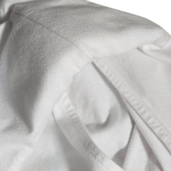 Babaton Women Shoulder Pad Tee White L Power Basics, Old Money Athflow Layering - Picture 5 of 8